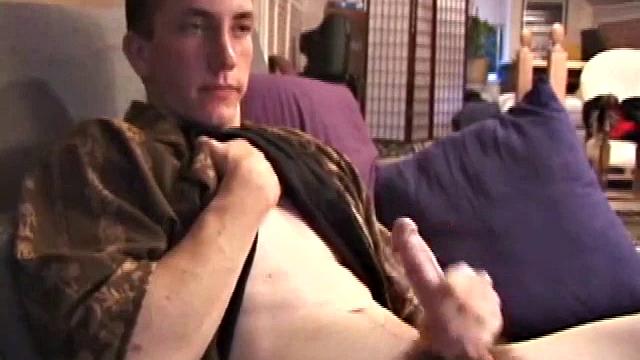 Kenny and Timmy are both gay and Johnny is a curious straight boy. He wants to know how guys do it, so Timmy gets down and swallows Kenny's cock.