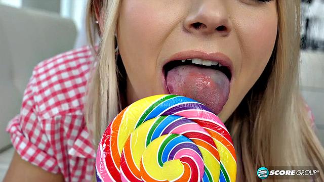 Chloe Temple's Tight Teen Pussy Is Sweeter Than Her Lollipop