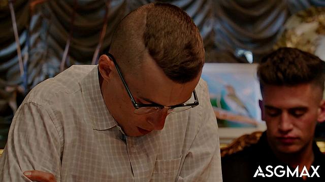 Hoss Kado Jerked Off Under Dinner Table, Then Takes Dick - Honeyguide Pt 2