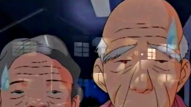 Japanese anime teen gets wet and messy