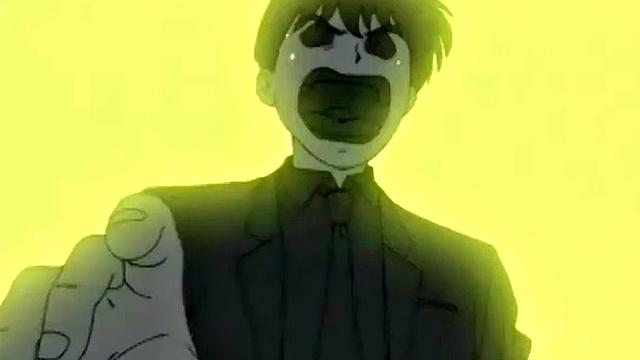 Japanese anime teen gets wet and messy