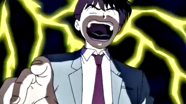 аниме-красотка скачет и вся мокрая от кайфа