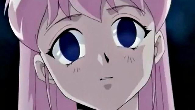 аниме-красотка скачет и вся мокрая от кайфа