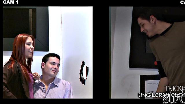 Fooled cocksucked in gloryhole