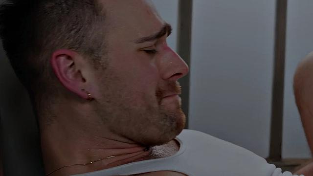 Gay prisoner fists BFs butthole after cocksucking