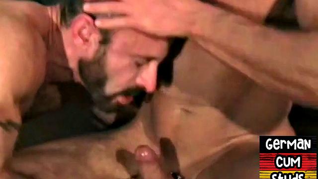 Vintage German jocks in sex action