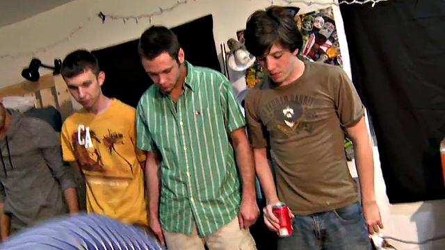 Hazed stud fucked for fraternity after wrestling