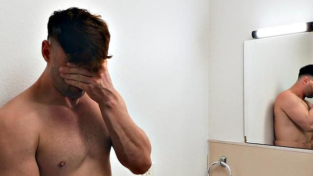 Office stud barebacked in ass and jizzed by colleague