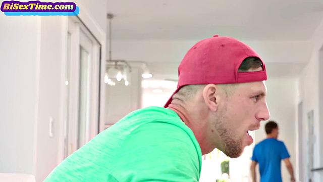 Swinger bisexual spoils 2 lads