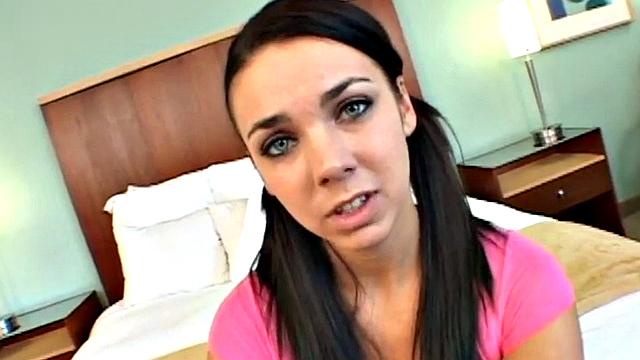 Cock jerking teen throat fucked