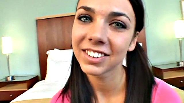 Cock jerking teen throat fucked