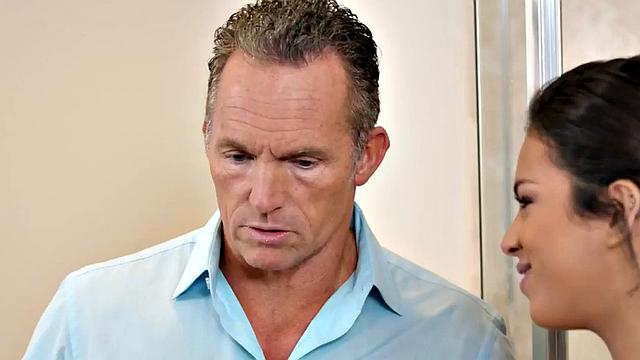 WAM masseur sliding over client's cock