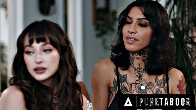 PURE TABOO River Lynn's Stepparents Seduce Obedient Bestie Lana Smalls Behind Her Back