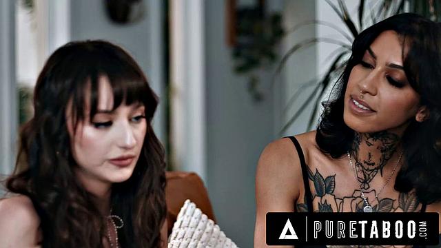 PURE TABOO River Lynn's Stepparents Seduce Obedient Bestie Lana Smalls Behind Her Back