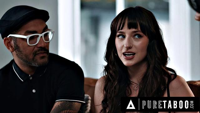 PURE TABOO River Lynn's Stepparents Seduce Obedient Bestie Lana Smalls Behind Her Back