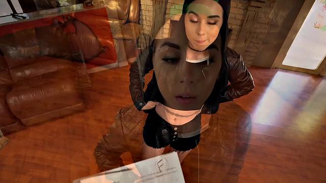 Brutal POV - Bambi Black Stepdaughter Gets Punished