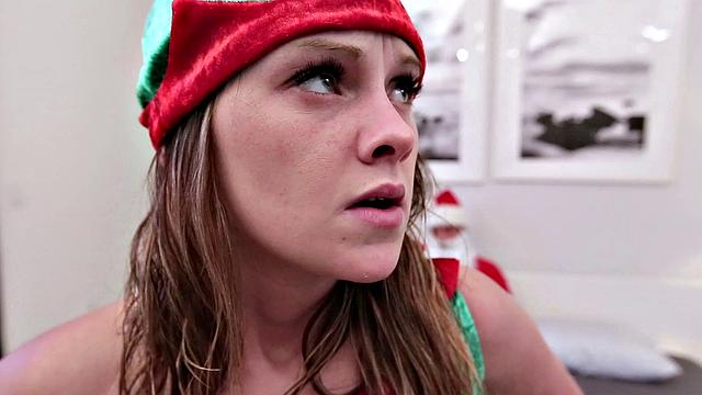 Slim Teen Gets Stuffed