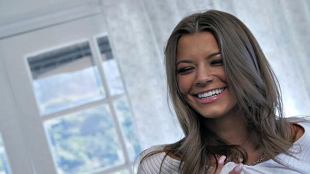 Young Natural Pierced Tits Blonde Babe Jade Reign Sucks And Rides Codey Steele's Huge Cock