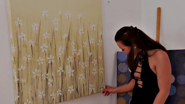 Mature femdom ladies assfucking sissy with dildo