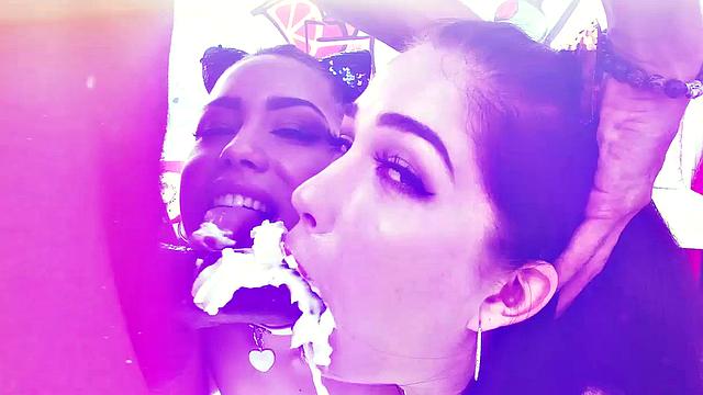 Whipped Cream With Alina And Evelyn