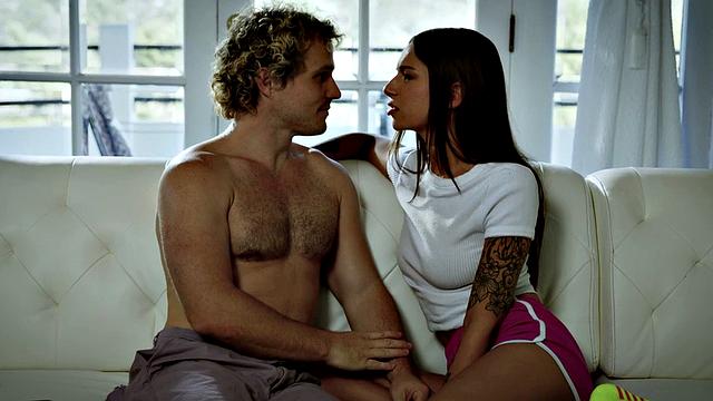 Stunning babe drilled by her beau