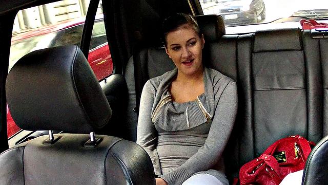 This Hot Brunette Sucks And Fucks Her Way Out Of Paying Taxi Fare