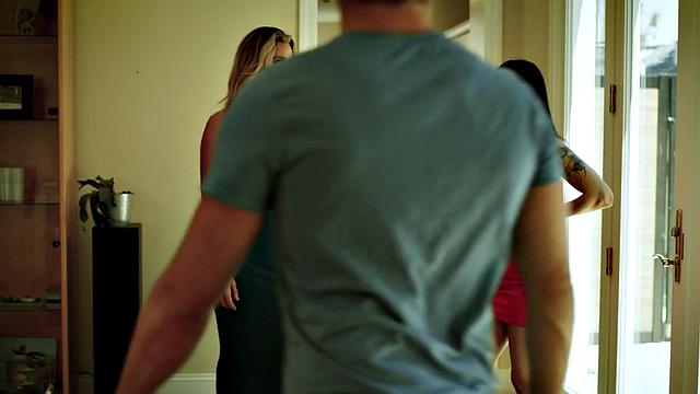 Big-titted MILF gets pussy rammed by lover after rimjob