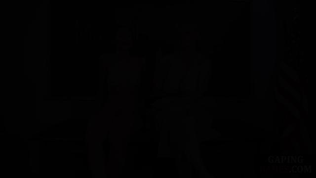 Busty teacher strapon-fucked by cute babe