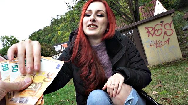 Public alternative babe picked up and doggystyled