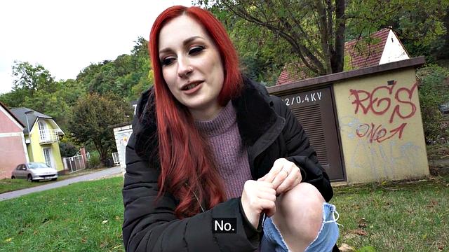 Public alternative babe picked up and doggystyled