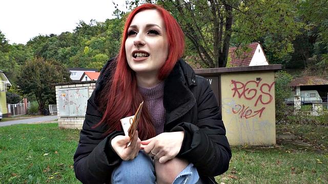 Public alternative babe picked up and doggystyled