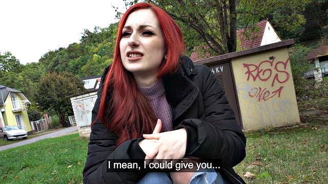 Public alternative babe picked up and doggystyled