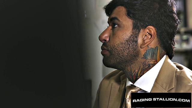 Sharp Dressed Bearded Hunk in Epic Group Fuck - RagingStallion