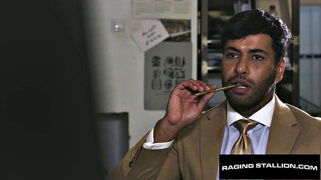 Sharp Dressed Bearded Hunk in Epic Group Fuck - RagingStallion