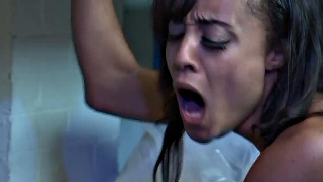 Dusky UK Cutie Alyssa Divine Fucks in Warehouse