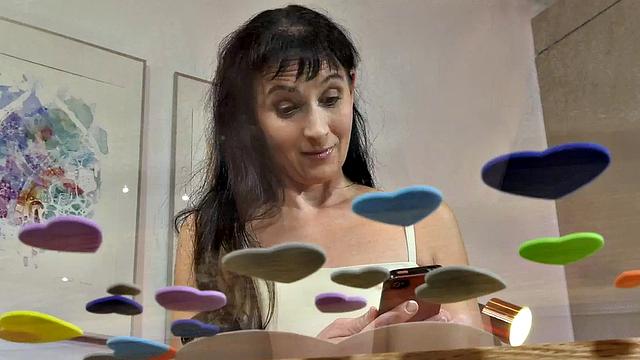 Facesitting lesbian GILF gets pussyeaten by petite 21yo babe