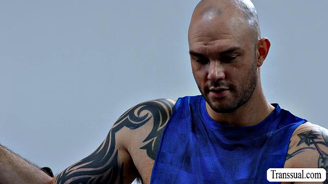 He keeps pounding my ass in the gym