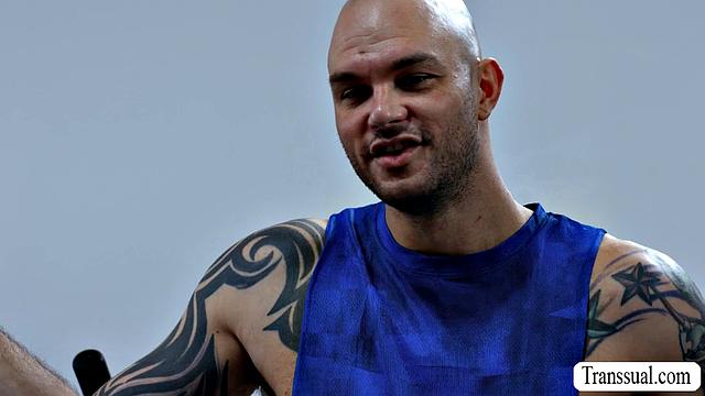 He keeps pounding my ass in the gym