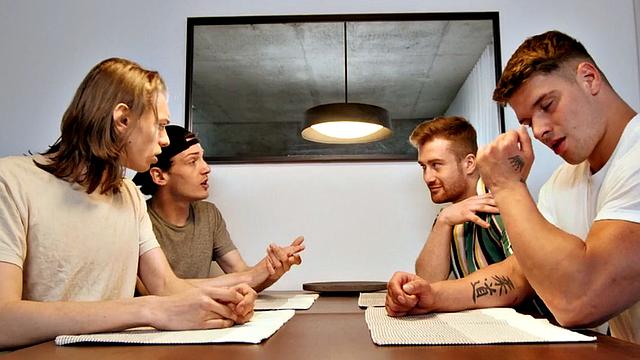 Str8 dude penetrated in tight ass outdoors by dirty fucker