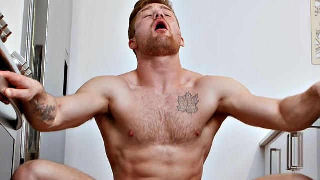 Str8 dude penetrated in tight ass outdoors by dirty fucker