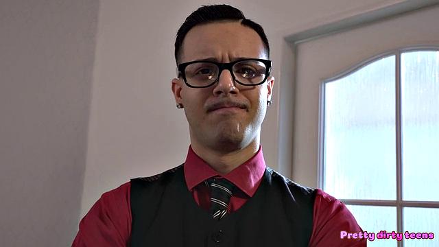 Curvy College Student caught by Teacher