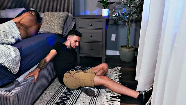 Tattooed stud barebacks BF after dickblowing