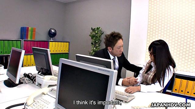 Mikuru Mio fucked in holes at job interview