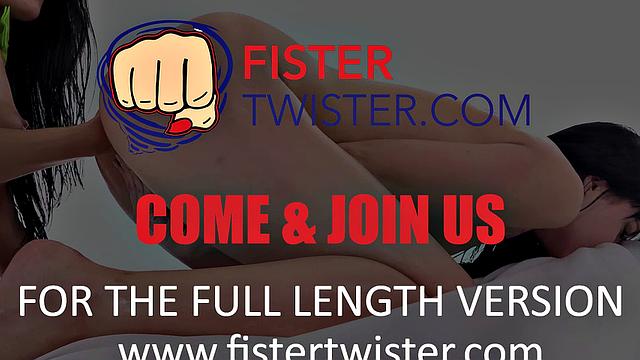 Fistertwister - Fist fuck fun for Taissia Shanti after pussy stretching