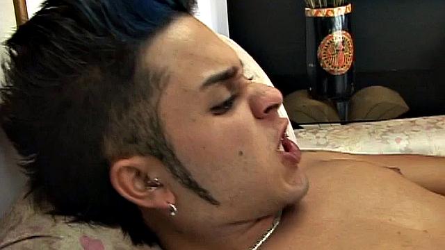 Visiting in the park, Omar makes it clear he'd like to fuck Emilo, who is a cock hungry bottom. Needless to say it isn't long before these two horny Latin boys are behind closed doors and stripping.