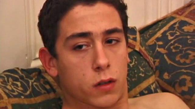 Young Luciano doesn't hesitate to get naked and work his meat. His sexy bad boy body is tattooed and his low hanging balls bounce and sway in time with his dick stroking. His cock is perfect in every way and he works it like a good friend.