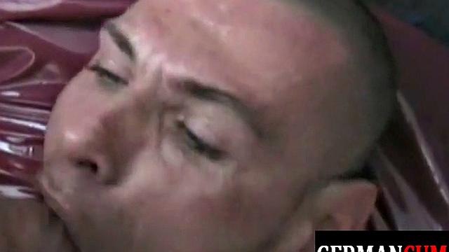 Athletic euro breeds bottom after blowjob