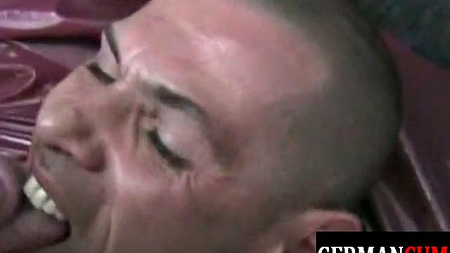 Athletic euro breeds bottom after blowjob