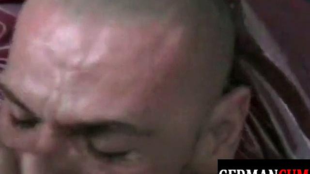 Athletic euro breeds bottom after blowjob