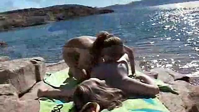 Young Lesbian Teens Find Perfect Place For A Picnic